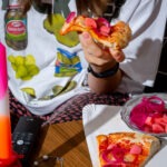 Movie Night with Pizza and Pickles
